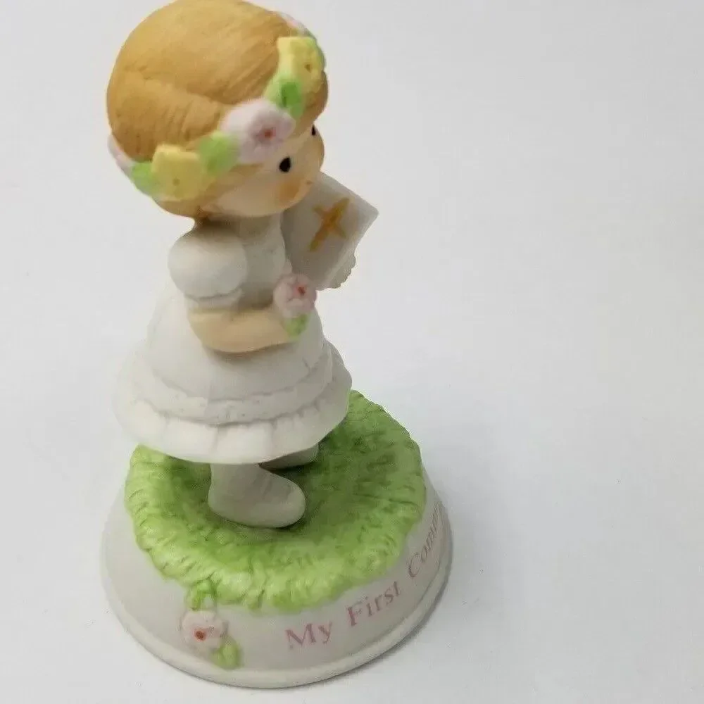 Vintage Enesco Polly First Communion Country Cousins Porcelain Figurine 329940